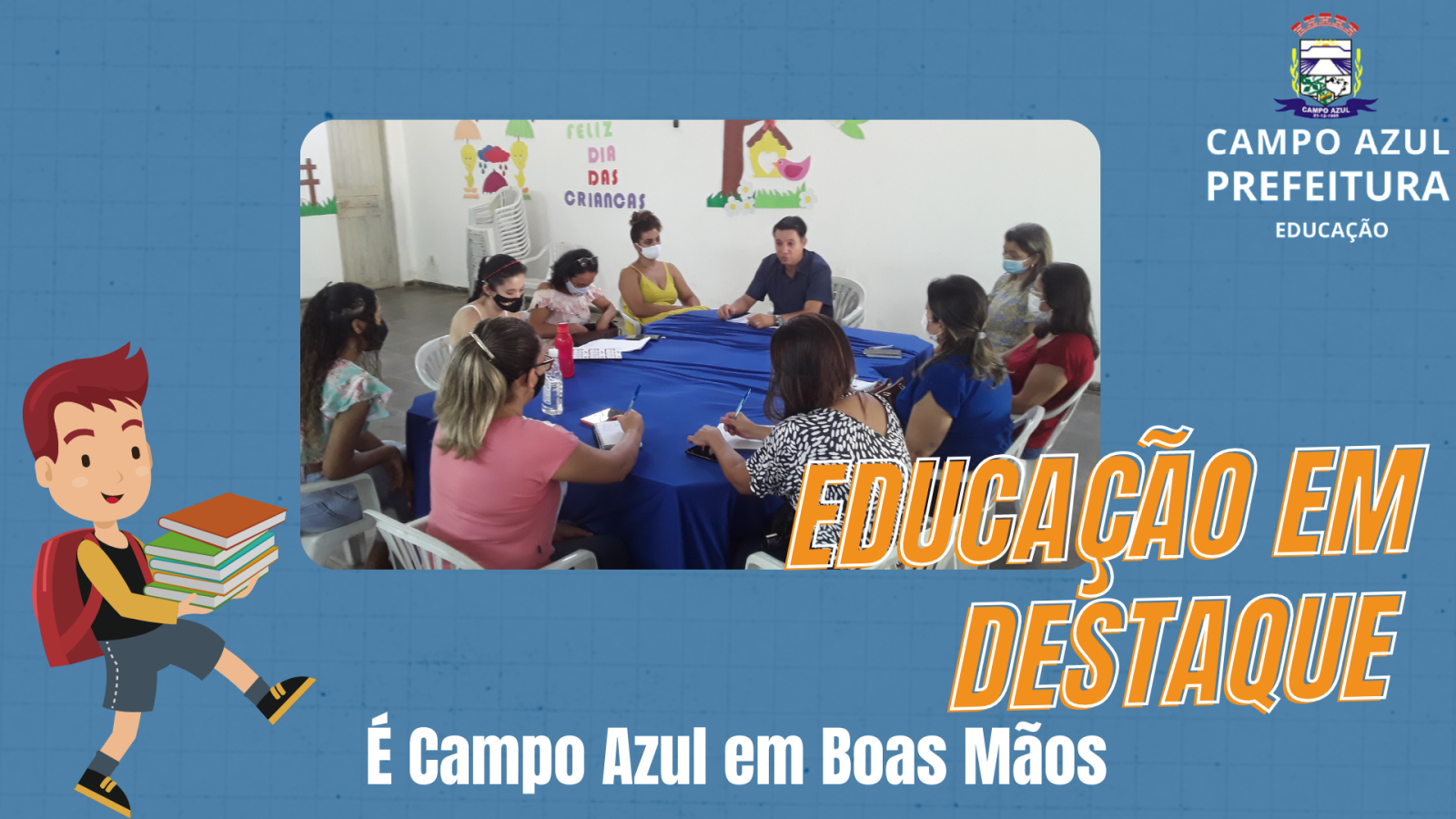Educação Campo Azul retorno das aulas 2022